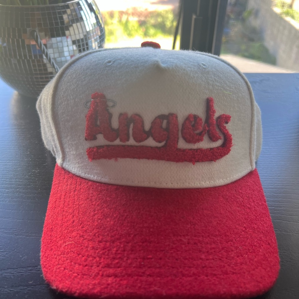Red and White 'Angels' Baseball Cap